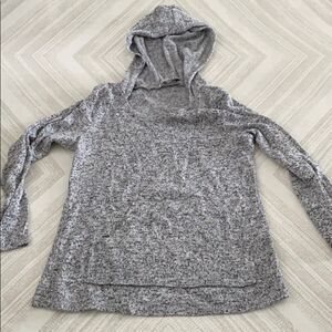 Pinc Premium Black & White Hooded Sweatshirt
